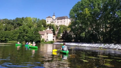 Randonnée de 2 jours en canoë sur l'Anglin de Mauvières à Vicq-sur-Gartempe