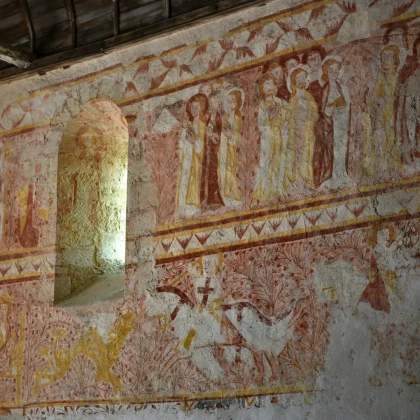 Fresque église d'antigny
