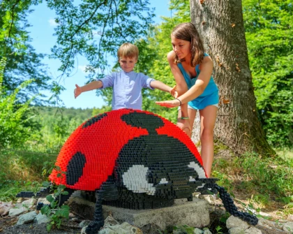 Château de Monthoiron la coccinelle en lego